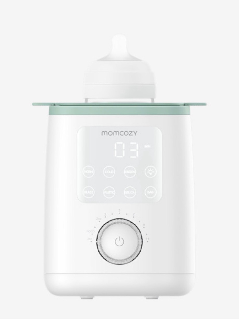 Momcozy Green and White Baby Bottle Warmer - Picture 8 of 8